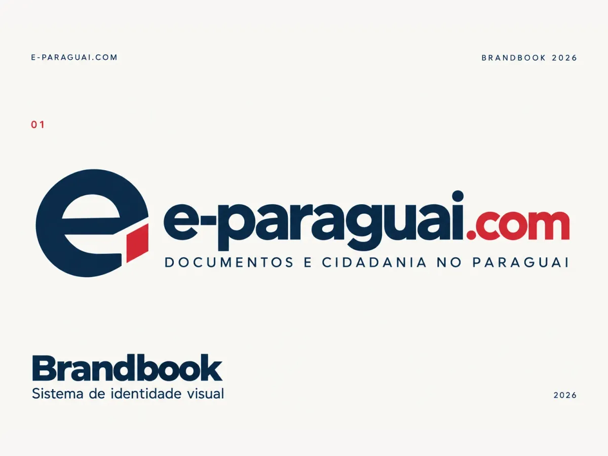 Capa do brandbook da e-paraguai.com