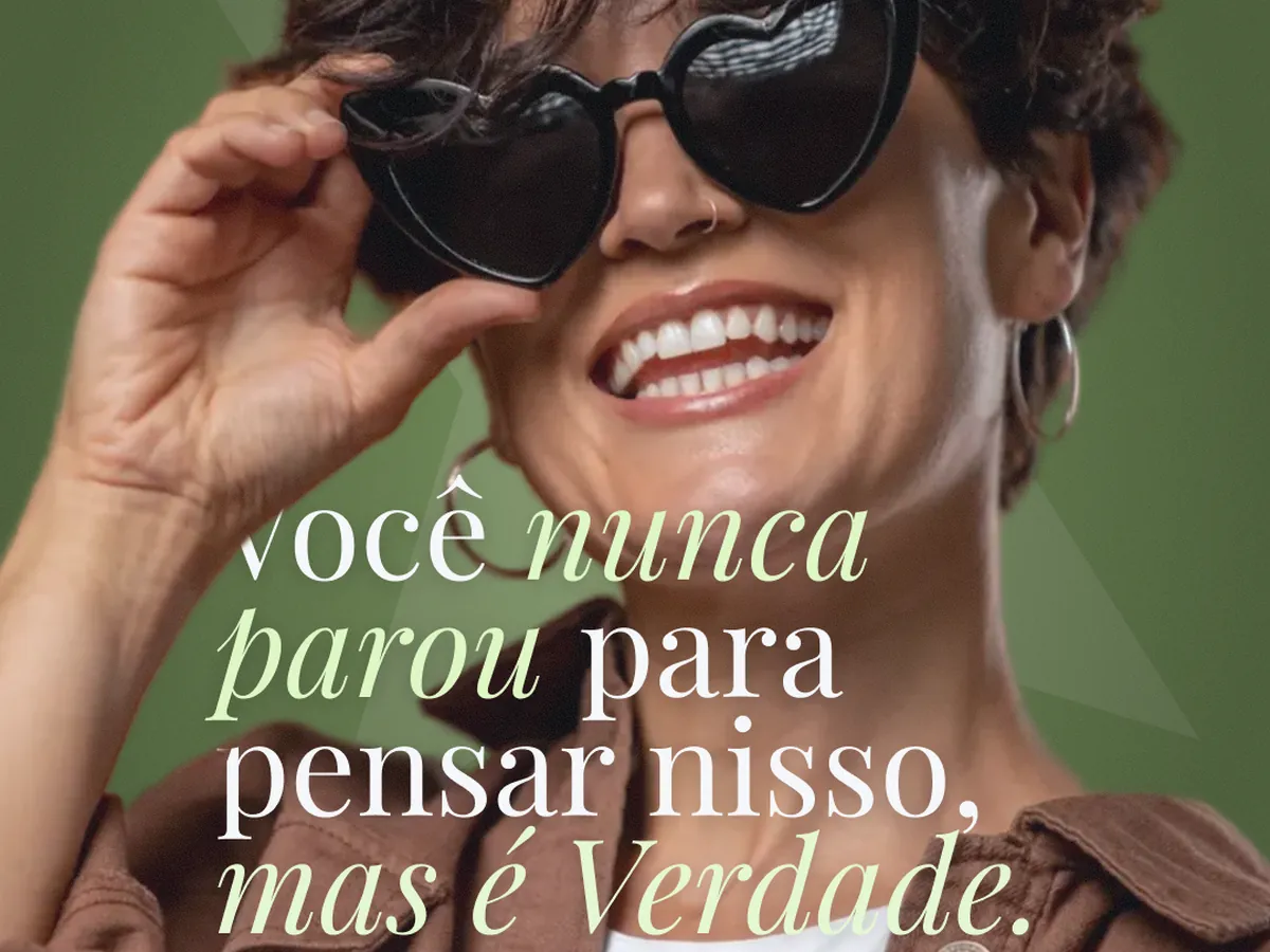 Capa do projeto de social media de visagismo, em roxo